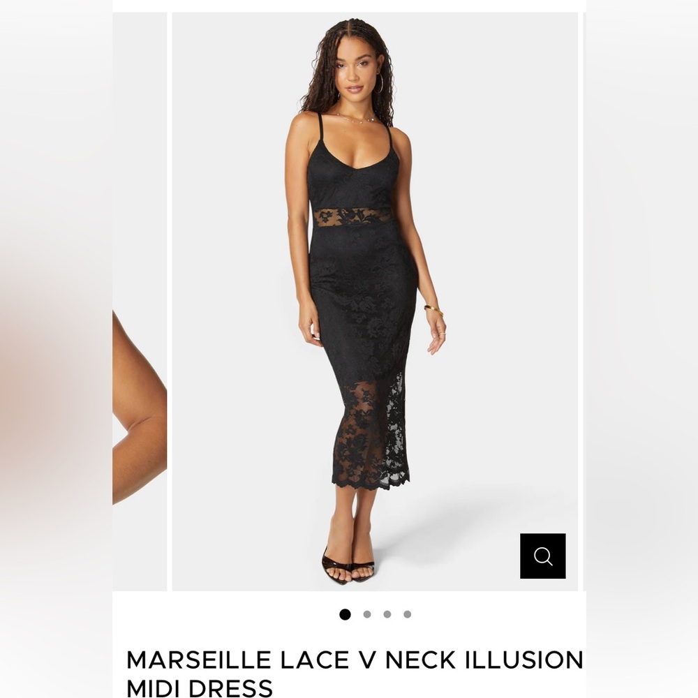 Bebe Black Lace Dress